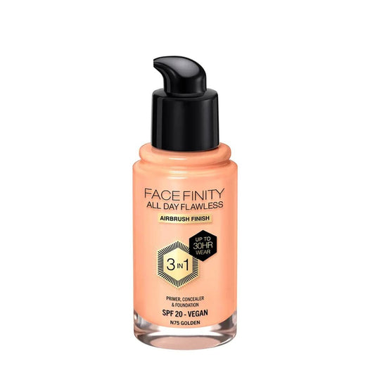Primer, correttore e fondotinta FACEFINITY 3IN1 - 75 Dorato