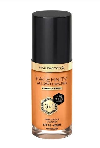 Facefinity All Day Flawless Foundation 3 in 1 N88 - PRALINE