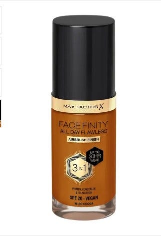 Facefinity All Day Flawless Foundation 3 in 1 W100 - COCOA