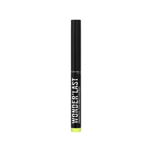 Rimmel Wonder'Last, 008 Galactic Green, Ombretto in stick, Colore vibrante e d’impatto, Facile da applicare, Texture confortevole, Formula ultra-cremosa, Formula Vegana, 1,64 g