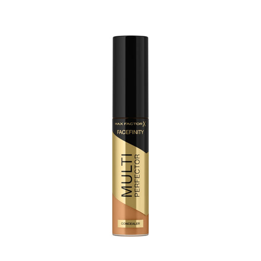 Max Factor Facefinity Multi-Perfector Correttore Liquido Tutto in Uno, Nasconde le Imperfezioni, Luminosità Istantanea, Finitura Naturale, Vegano, Copertura Personalizzabile, 10 Tonalità, 8W, 11ml