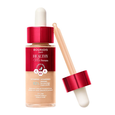 Bourjois Healthy Mix Serum Foundation - #51.2W Golden Vanilla Beige, 30 ml