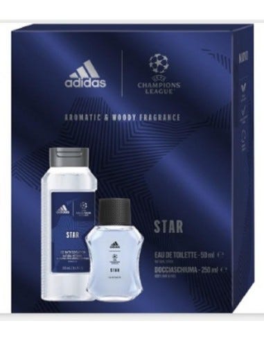 Adidas Uefa Champions League 10 Star Coffret Edt 50Ml + Shower Gel 250Ml