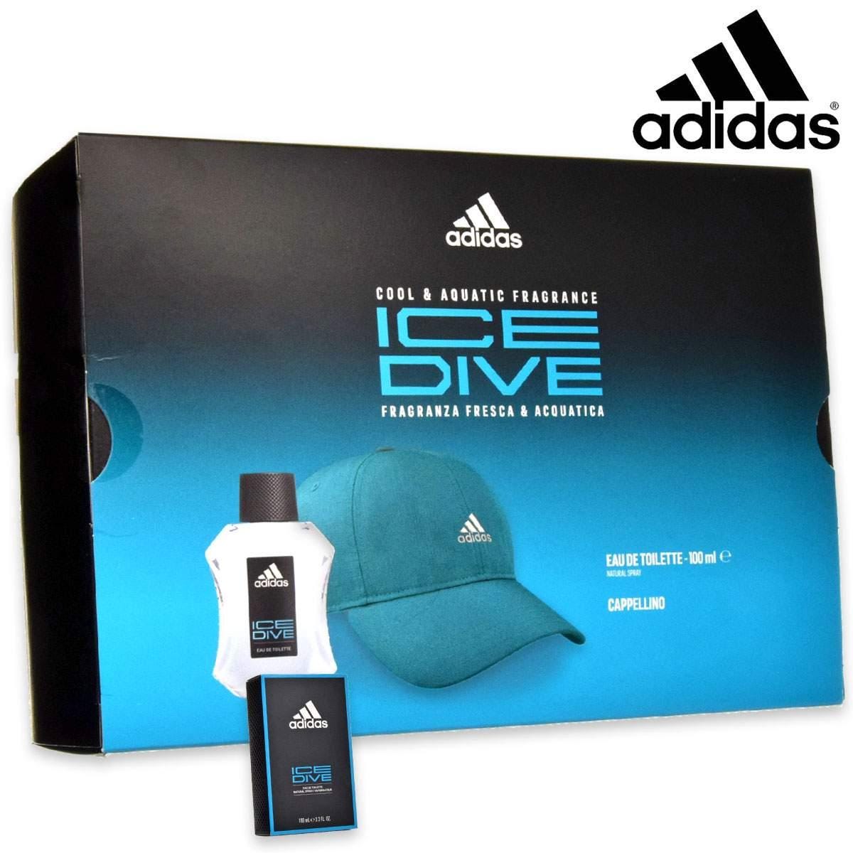 Adidas ice dive edt 100ml + cappello baseball