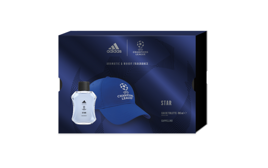 Adidas Confezione Regalo Uefa: Edt Uomo 100 Ml E Cappello Baseball