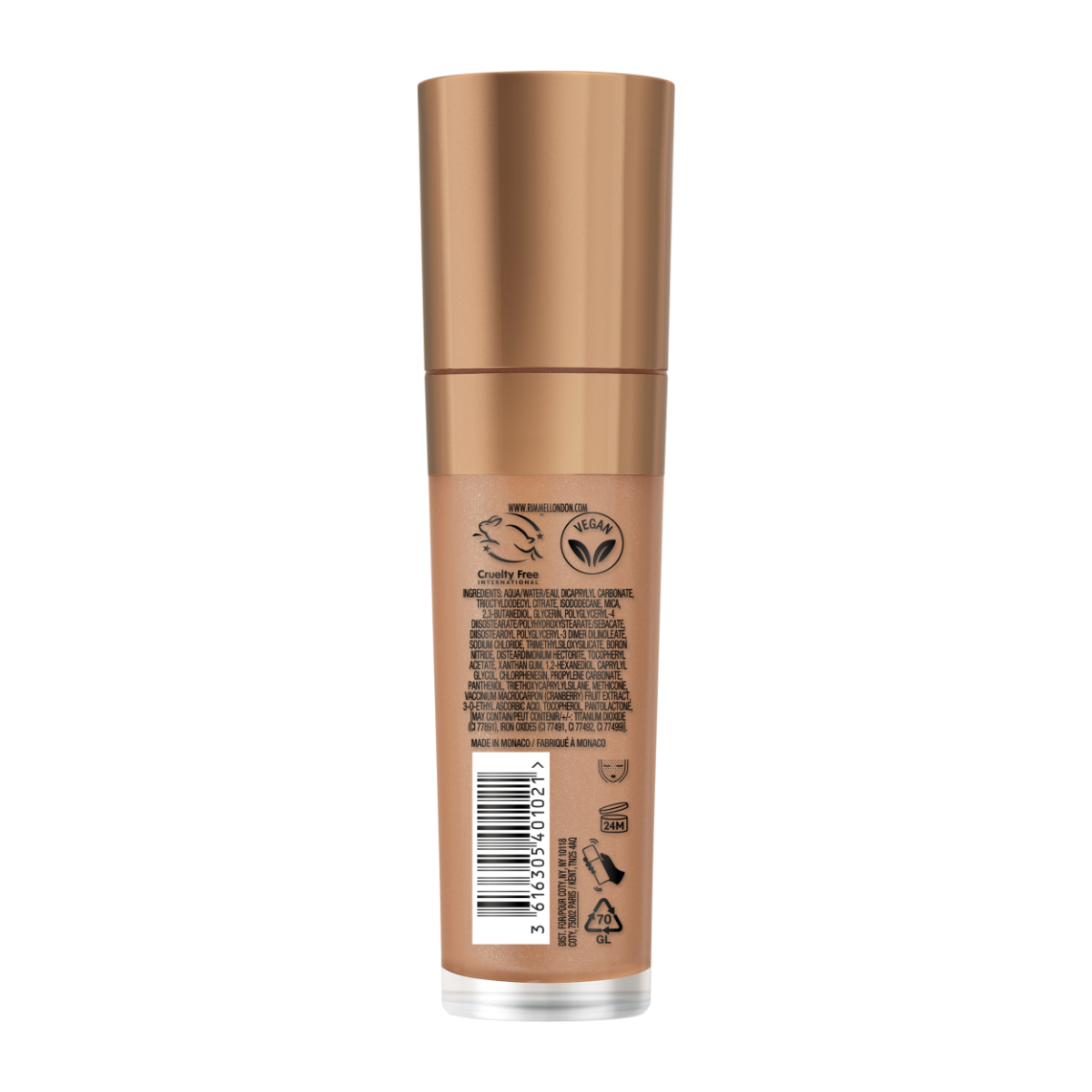 Rimmel Multi-Tasker Better Than Filters, 004 Light Medium, Primer Viso, Glow Booster e Illuminante, Formula Vegana, Leggera, Antietà, con Pigmenti che Riflettono la Luce, Maxi Applicatore Soft-Touch, 30ml (1oz)