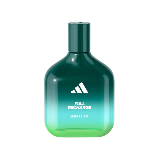 Adidas Vibes Full Recharge Eau de Parfum,  Foglia di Cedro e Salvia Sclarea 100 ml