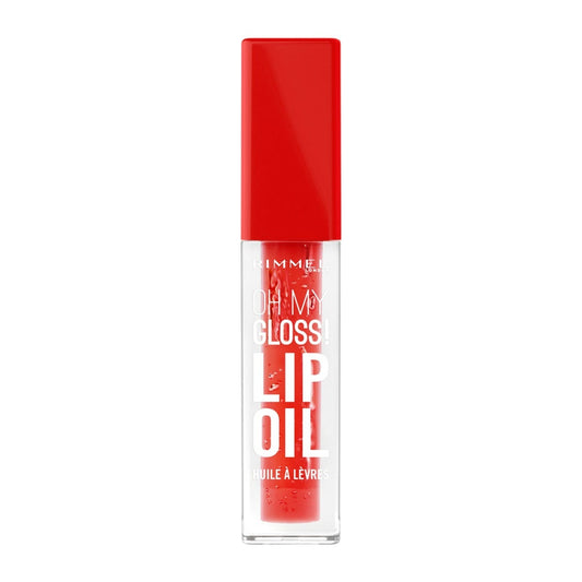 Rimmel Oh My Gloss!, 000 Clear Cloud, Olio per Labbra, Non-Appiccica, Boost di Idratazione, Idratante e Comfortevole, Facile da Applicare, Formula Vegana, 6ml
