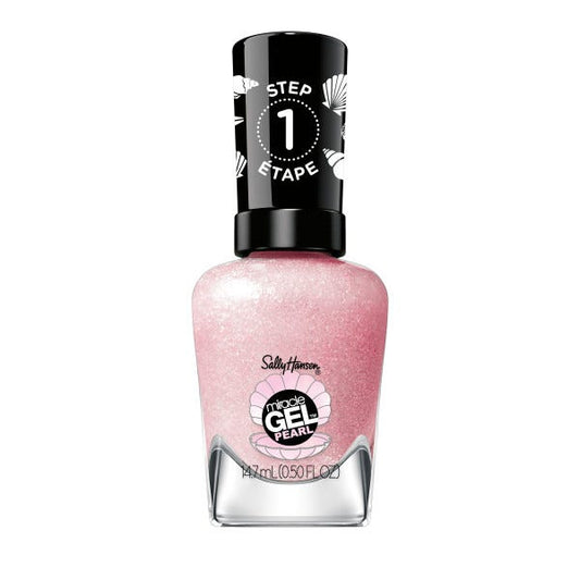Sally Hansen Miracle Gel, Modern Pearl,Pink Sand, Smalto Unghie, Non si scheggia, Lunga tenuta, Colori brillanti, Semplice da Usare, Non Richiede Lampada UV, 0.5oz