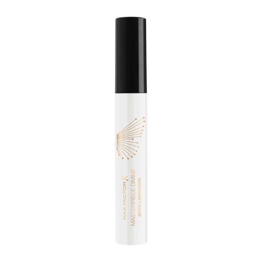 Max Factor Masterpiece Divine Gel per Sopracciglia Effetto Laminazione, 001, Clear, Effetto sguardo aperto, Tecnologia ibrida, Separa e solleva, Texture in cera gel, Risultato laminazione effetto professionale, 8 ml