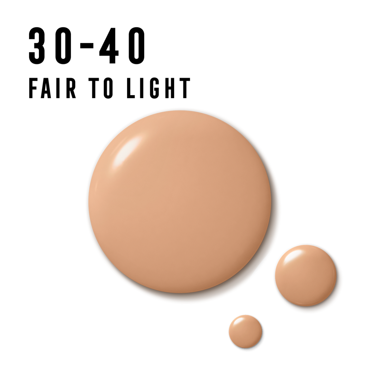 Max Factor Miracle Pure 2in1 Skin Reset Serum Foundation, 30-40, Fair to Light , formula vegan, uniforma l’incarnato, copertura media, finish matte satinato, Formula con Niacinamide e Bisabololo, 30 ml