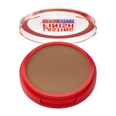Rimmel Lasting Finish, 13 Toffee, Fondotinta Compatto, Finish Soft-Focus, Finish opaco, Coprenza totale, SPF20, Formula vegana, 7 g