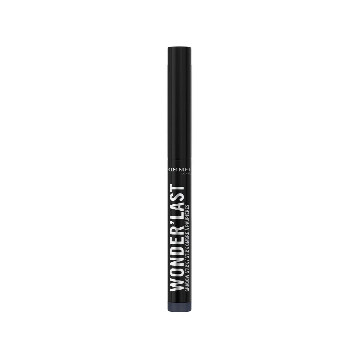 Rimmel London, Wonder'Last, 011 Blueberry Bby, Ombretto in stick, Colore vibrante e d’impatto, Facile da applicare, Texture confortevole, Formula ultra-cremosa, Formula Vegana, 1,64 g