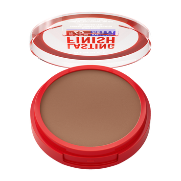 Rimmel Lasting Finish, 12 Cinnamon, Fondotinta Compatto, Finish Soft-Focus, Finish opaco, Coprenza totale, SPF20, Formula vegana, 7 g