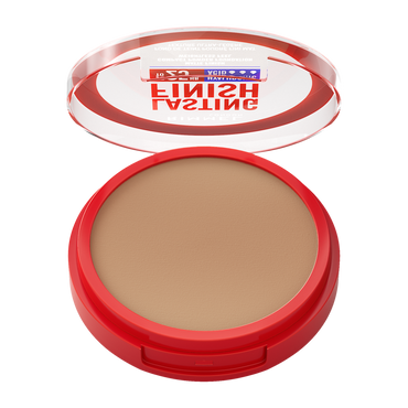 Rimmel Lasting Finish, 008 Soft Beige, Fondotinta Compatto, Finish Soft-Focus, Finish opaco, Coprenza totale, SPF20, Formula vegana, 7 g
