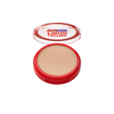 Rimmel Lasting Finish, 003 Sesame, Fondotinta Compatto, Finish Soft-Focus, Finish opaco, Coprenza totale, SPF20, Formula vegana, 7 g