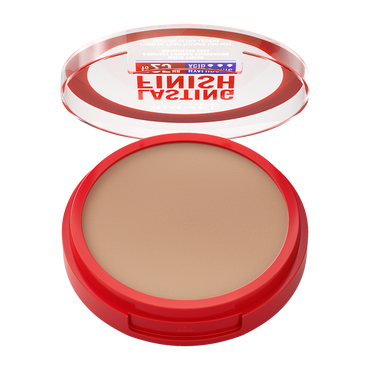 Rimmel Lasting Finish, 007 Golden Beige, Fondotinta Compatto, Finish Soft-Focus, Finish opaco, Coprenza totale, SPF20, Formula vegana, 7 g