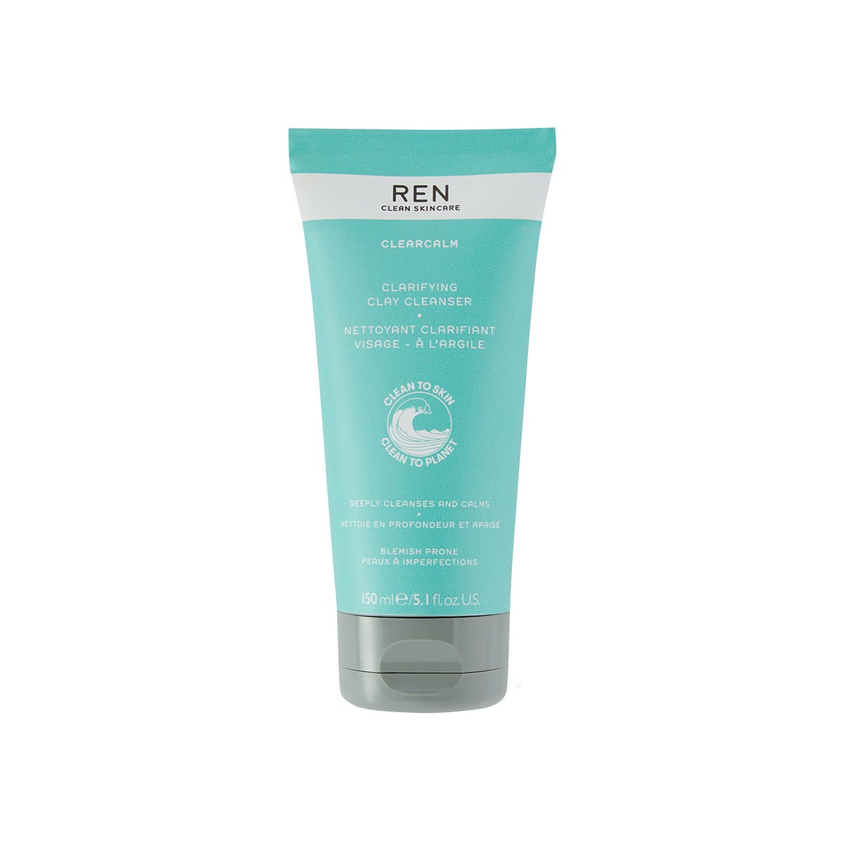 Ren Clean Skincare Clearcalm Detergente Viso Argilla 150ml