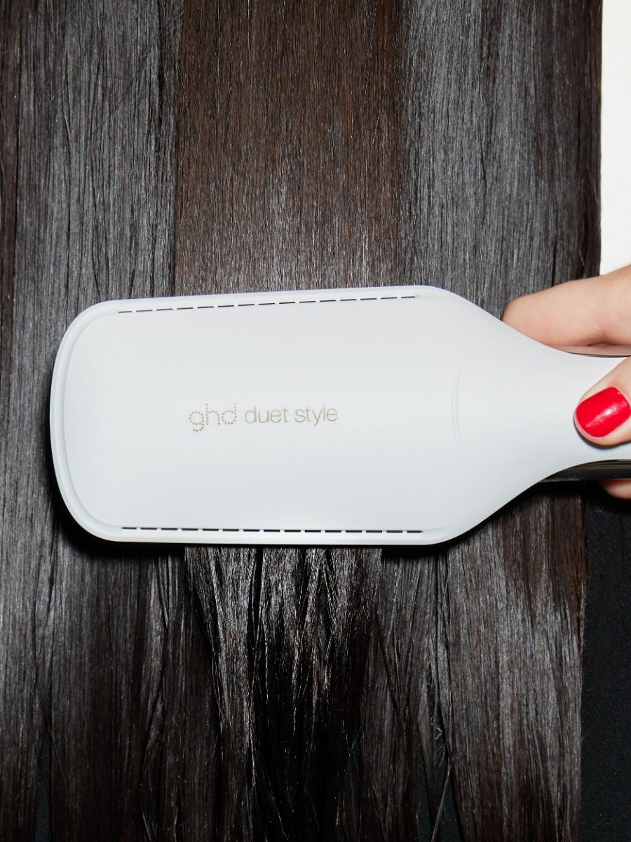 Ghd Duet Style - Piastra Asciugacapelli 2 in 1 Bianca