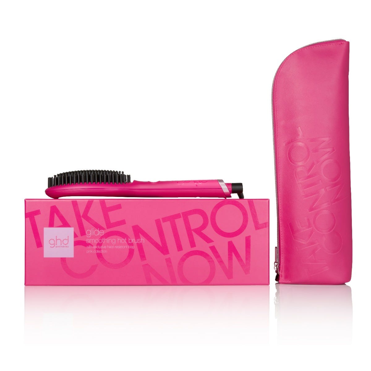 Glide Rosa Orchidea Spazzola Lisciante Per Capelli