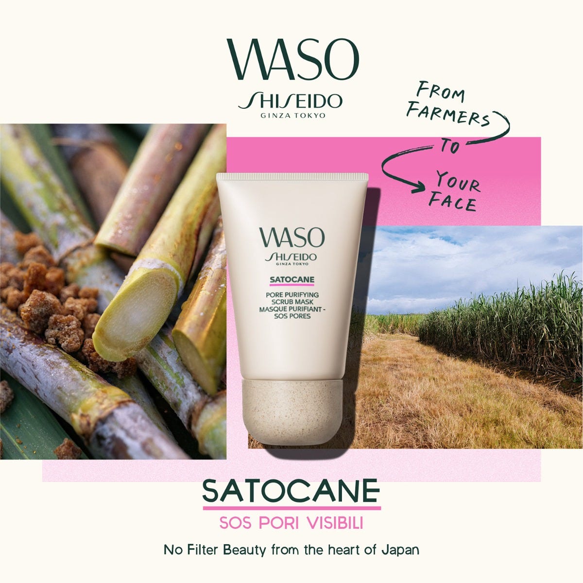 Satocane Pore Purifying Scrub Mask 80ml