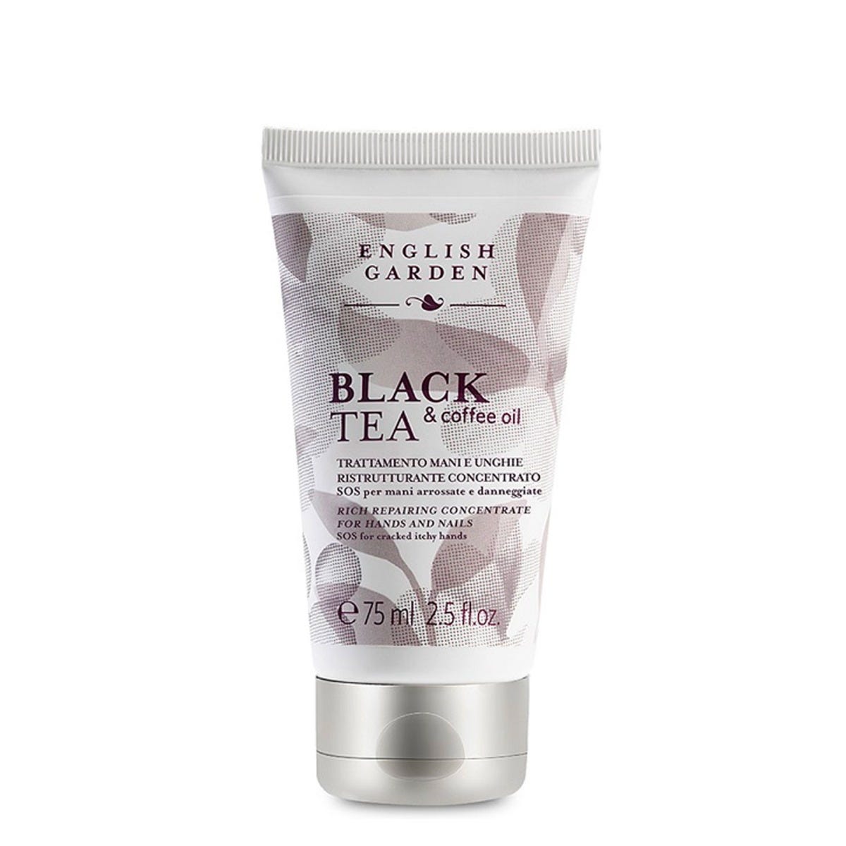 English Garden Black Tea e Coffee Oil Repairing Hand Cream 75ml