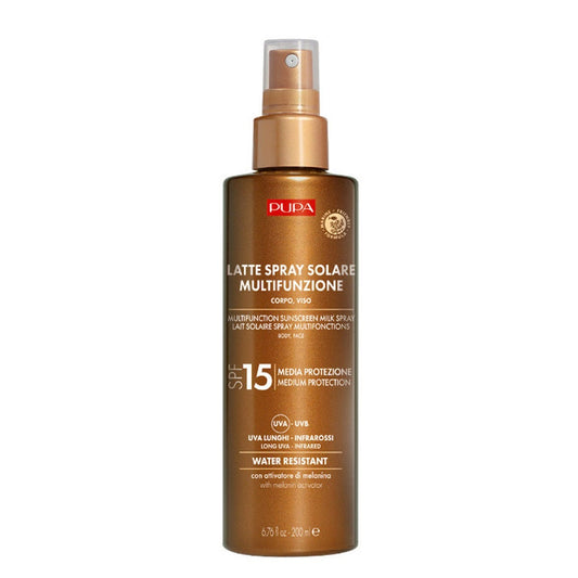 Latte Solare Spray Multifunzione Spf15 200 ml