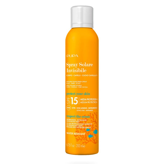 Pupa Spray Solare Invisibile Corpo E Capelli SPF15 200ml