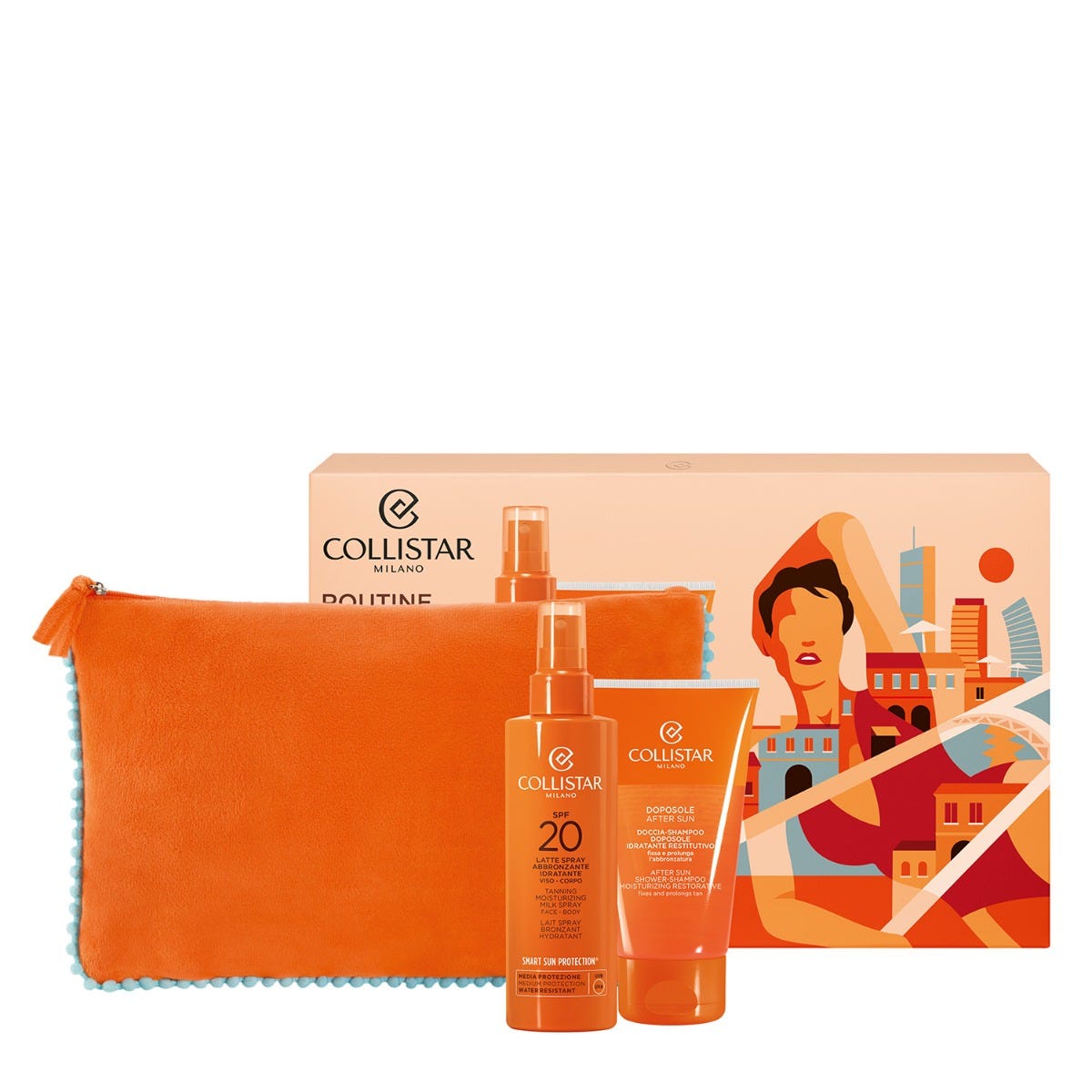 Cofanetto Latte Spray Abbronzante Idratante SPF 20