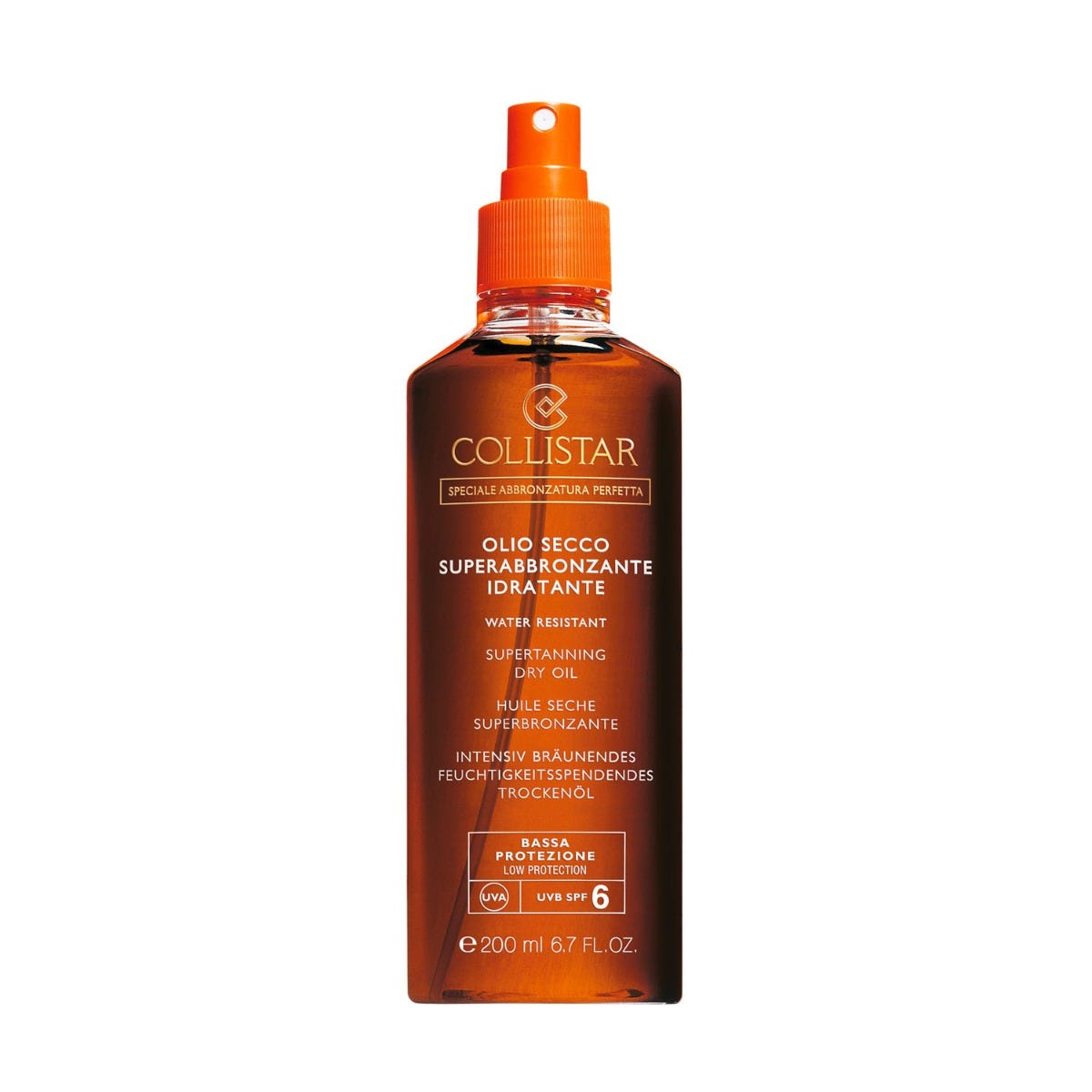 Olio Secco Superabbronzante Idratante Spf 6 200ml