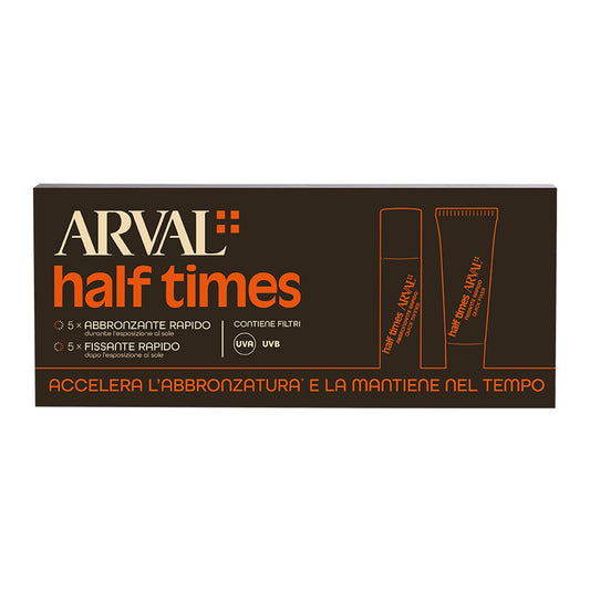 Arval Sun Half Times Abbronzante Rapido + Fissante Rapido 5x10ml SPF6
