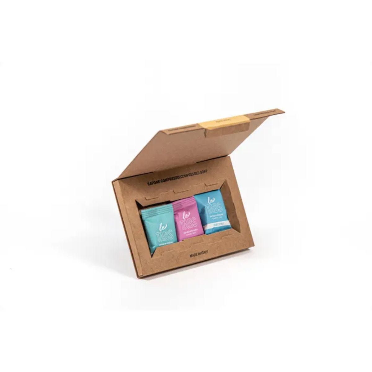 Napkin Letabs Sapone Compresso 3 Tabs Profumi Misti