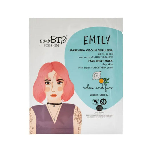 Purobio For Skin Maschera Emily Relax And Fun 15ml