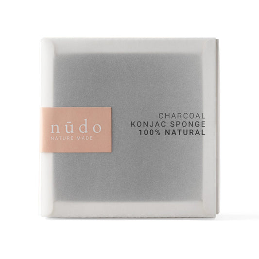 Spugna di Konjac in Carbone Attivo