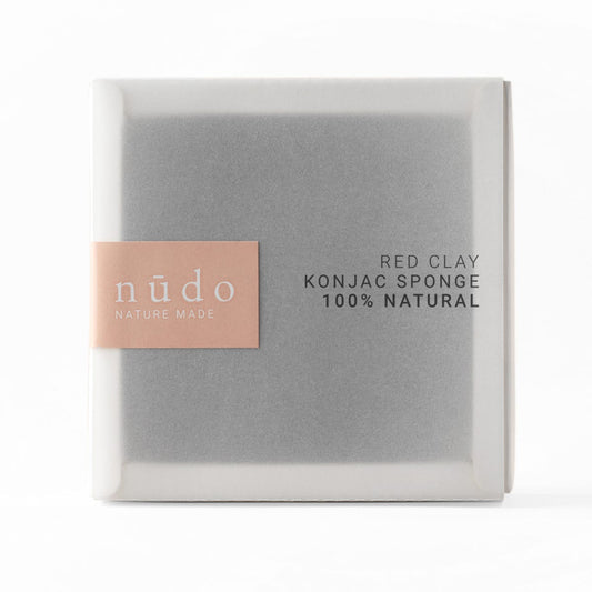 Spugna di Konjac in Argilla Rossa