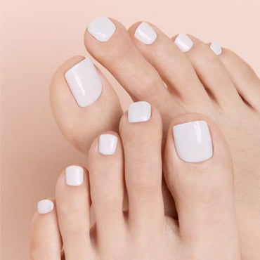 Ohora Gel Nails Smalto Per Piedi In Gel Adesivo N White