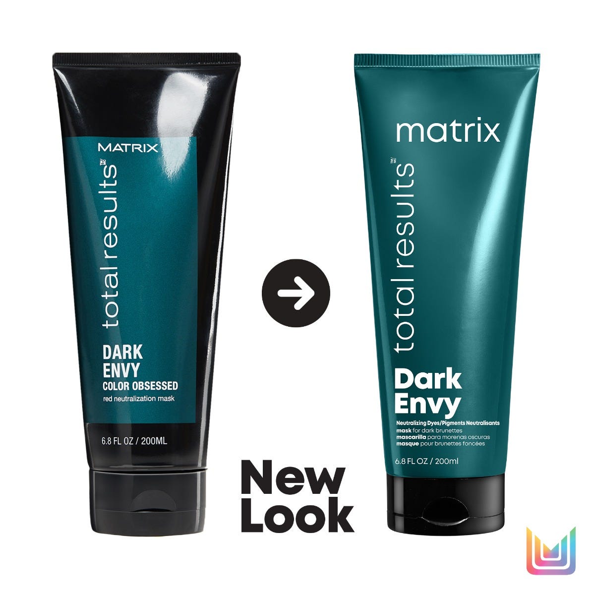 Matrix Dark Envy Maschera Neutralizzante Anti Rosso per capelli castani 200ml