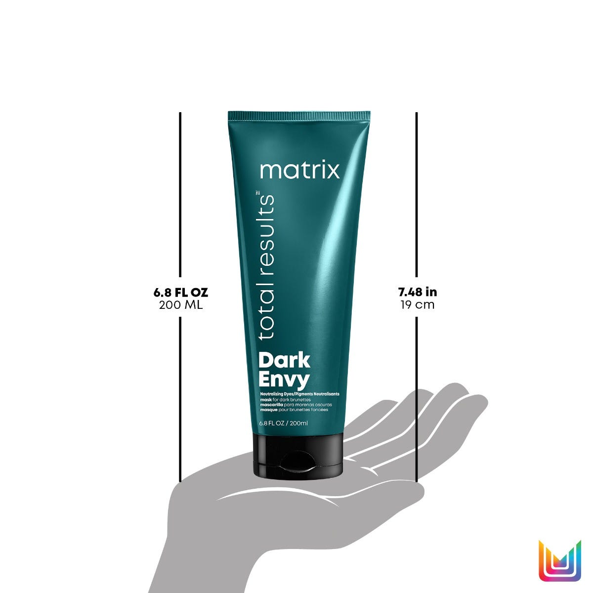 Matrix Dark Envy Maschera Neutralizzante Anti Rosso per capelli castani 200ml