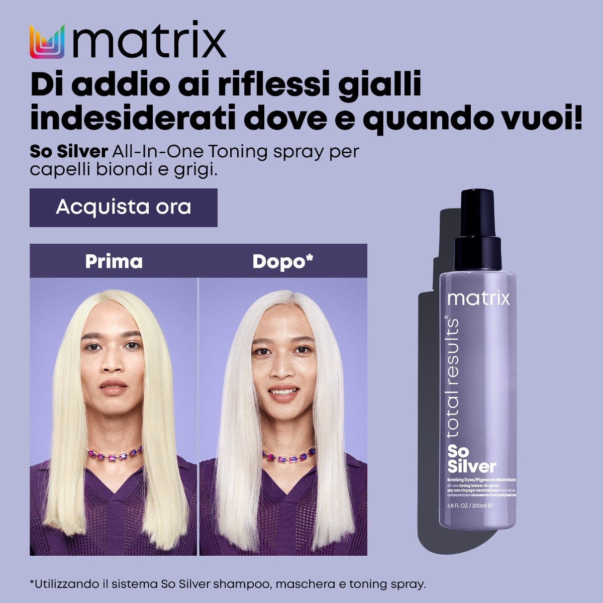 Matrix So SIlver Total Results 200ml