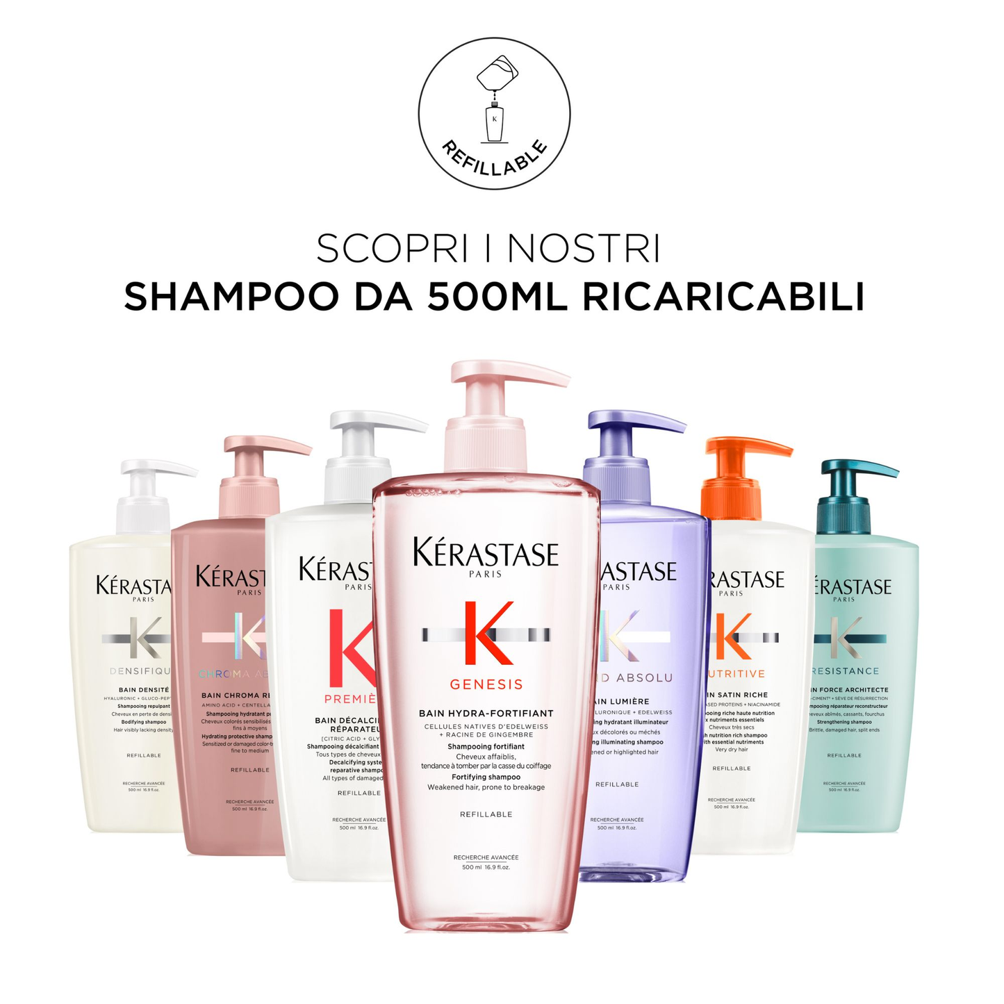 Kérastase Nutritive Bain Satin Riche Ricaricabile 500ml