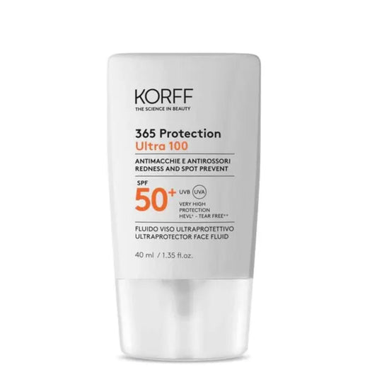 Korff 365 Protection Ultra 100 Fluido Viso Ultraprotettivo 40ml SPF50+