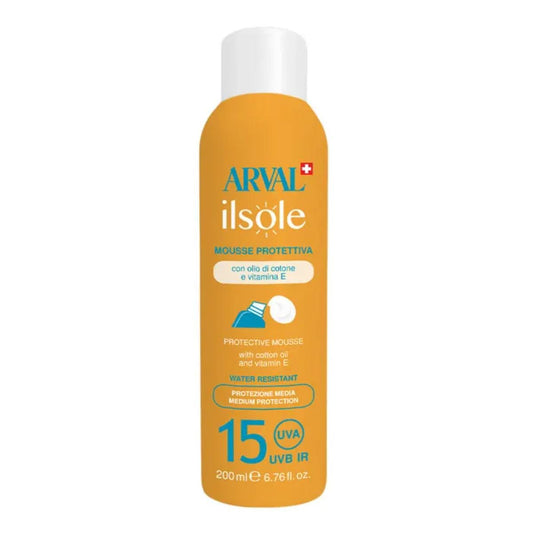 Arval Sun Il Sole Mousse Protettiva Viso Corpo 200ml SPF15
