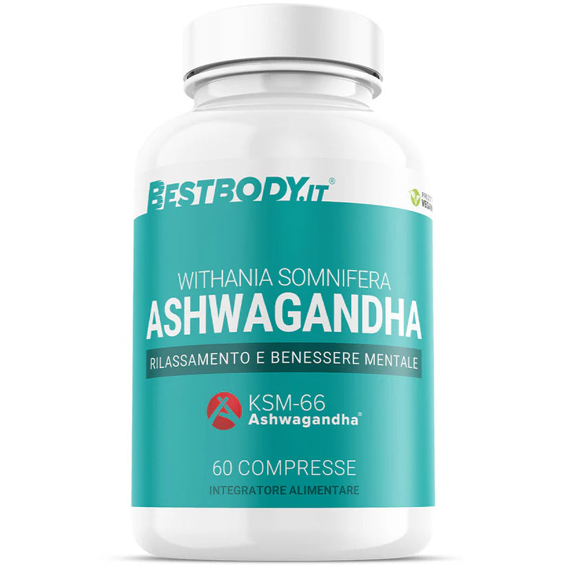 Ashwagandha KSM-66 300mg Per Stress Ed Ansia 60 Compresse