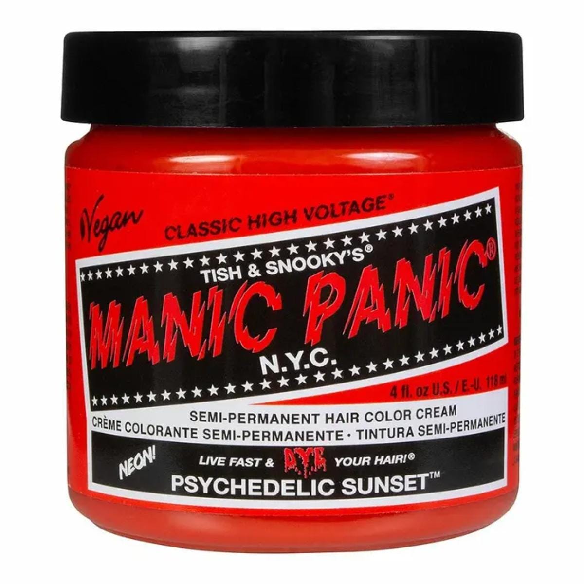 Manic Panic Psychedelic Sunset Classic High Voltage Colorazione Semipermanente Per Capelli 118ml