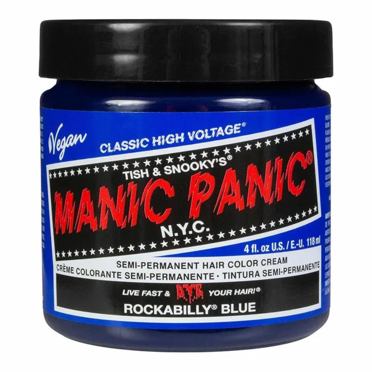 Manic Panic Rockabilly Blue Colorazione Semipermanente Classica Per Capelli 118ml