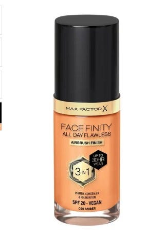 Facefinity All Day Flawless Foundation 3 in 1 C90 - AMBER
