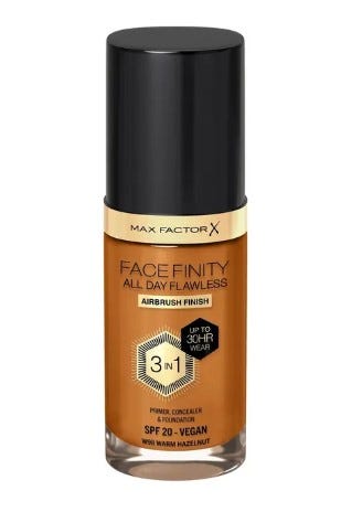 Facefinity All Day Flawless Foundation 3 in 1 W98 - WARM HAZELNUT