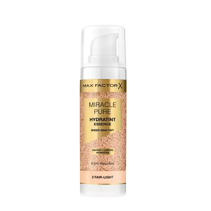 Miracle Pure Hydratint Essence Fondotinta Fino a 24 ore di idratazione Formula al 71% a base di acqua Copertura naturale Formula vegana