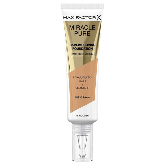 Max Factor Fondotinta Viso Miracle Pure Shade 75 Golden