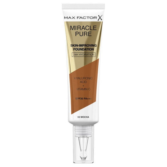 Max Factor Fondotinta Viso Miracle Pure Shade 93 Mocha